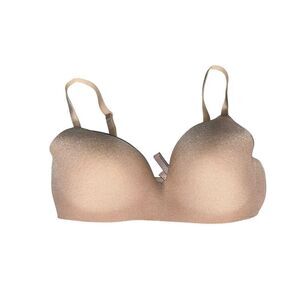 Victorias secrets tshirt lightly lined wireless tan nude shimmer 38DD